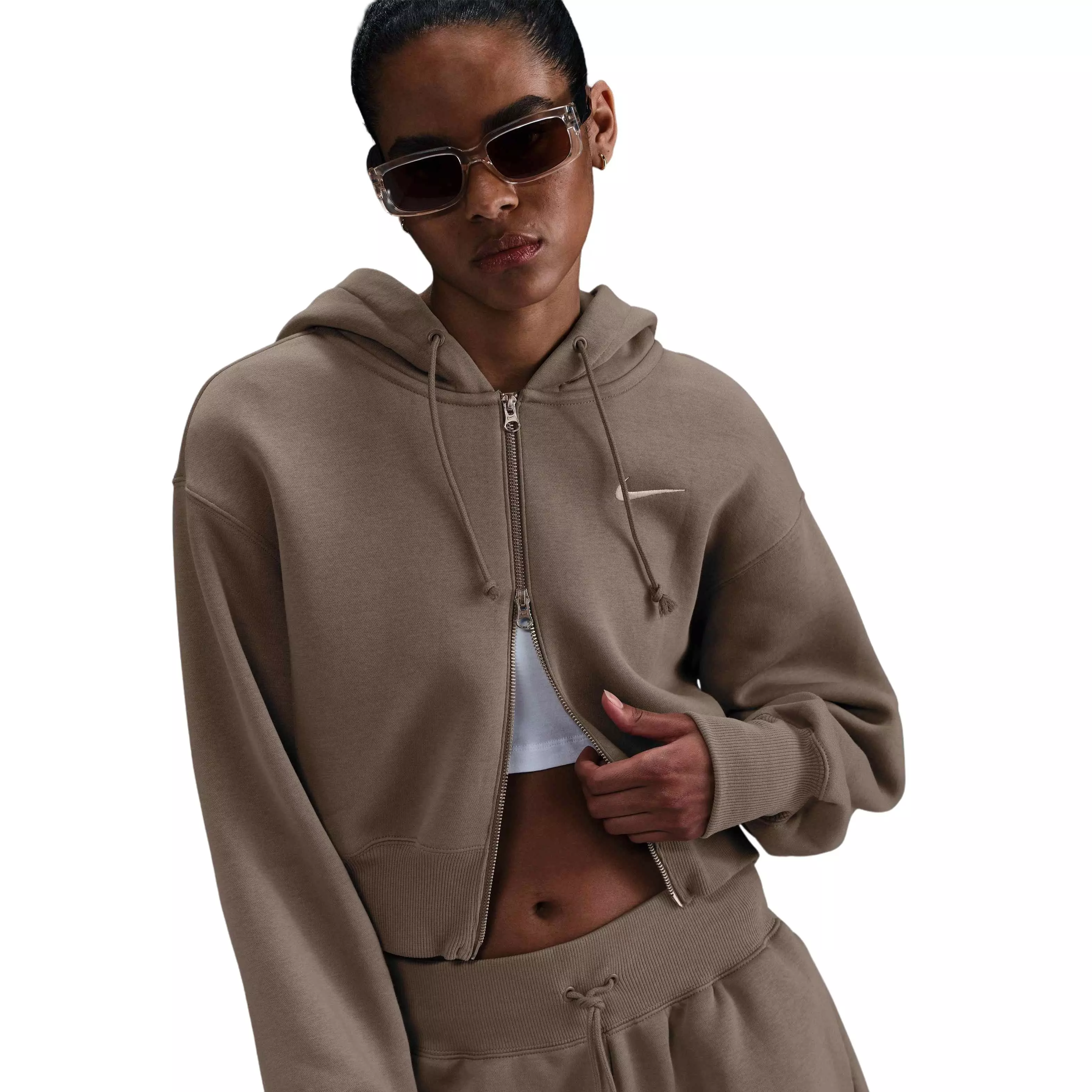 Nike Women's Sportswear Phoenix Fleece Loose Cropped Full